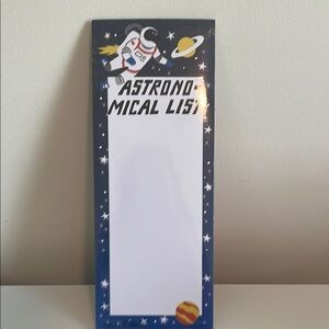 Magnetic Astronomical List Notepad